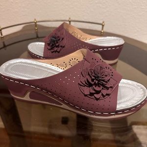 Brand new wedge sandals